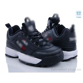 Фотография Кроссовки женские модные Весна/осень F0-1 біло-чорний (8 пар р.36-40) "CR" недорого оптом от прямого поставщика