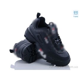 Фотография Кроссовки женские модные Весна/осень F0-02 чорний (8 пар р.36-40) "CR" недорого оптом от прямого поставщика