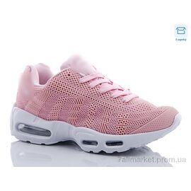 Фотография Кроссовки женские модные Весна/осень W062 pink (8 пар р.37-41) "CR" недорого оптом от прямого поставщика