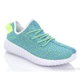 Кросівки жіночі модні Весна/осінь 5115 green (8 пар р.37-41) "CR" недорого оптом від прямого постачальника