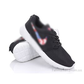 Кросівки чоловічі модні Весна/осінь 6040 black-white (8 пар р.41-45) "CR" недорого оптом від прямого постачальника