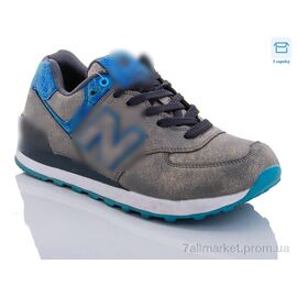 Кросівки жіночі модні Весна/осінь 574 navy (8 пар р.37-41) "CR" недорого оптом від прямого постачальника