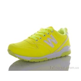 Фотография Кроссовки женские модные Весна/осень 2150 желтый (8 пар р.36-39) "DeMur" недорого оптом от прямого поставщика