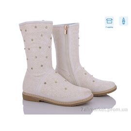 Черевики дитячі зручні Весна/осінь H202 white (6 пар р.33-38) "Style-baby-Clibee" недорого оптом від прямого постачальника