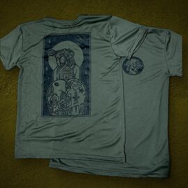 Фотография Футболка мужская Millitary girl green р.M-3XL "Madoka" недорого оптом от прямого поставщика