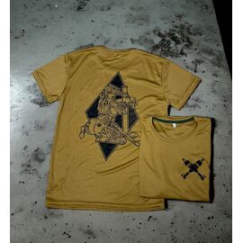 Фотография Футболка мужская Millitary girl koyot р.M-3XL "Madoka" недорого оптом от прямого поставщика