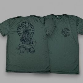 Фотография Футболка мужская Death wait khaki р.M-3XL "Madoka" недорого оптом от прямого поставщика