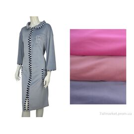 Халат жіночий Весна/осінь Халат батал велюр 001-4 mix (3 шт. р.сітка60-64) "Banko" недорого оптом від прямого постачальника