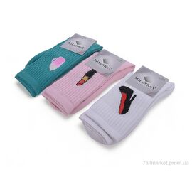 Фотография Носки женские Весна/осень XL056 (03919) mix (12 шт. р.сетка 36-41) "Obuvok" недорого оптом от прямого поставщика