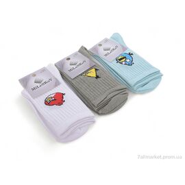 Фотография Носки женские Весна/осень XL052 (03916) mix (12 шт. р.сетка 36-41) "Obuvok" недорого оптом от прямого поставщика