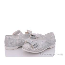 Фотография Туфли детские удобные Весна/осень Турция 0042 серебро (6 пар р.21-25) "Soylu" недорого оптом от прямого поставщика