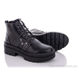 Черевики жіночі стильні Весна/осінь M-301Black (4 пар р.36-41) "Soylu" недорого оптом від прямого постачальника