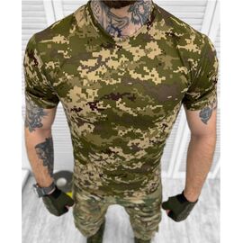 Фотография Футболка мужская 25 khaki р.M-3XL "Madoka" недорого оптом от прямого поставщика