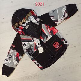 Фотография Куртка детская демисезонная на мальчика 2021 black-red р.8-11 "MALIBU" недорого оптом от прямого поставщика