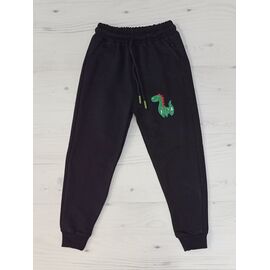 Фотография Штаны детские спортивные на мальчика 9786 black р.1-4 "MALIBU" недорого оптом от прямого поставщика