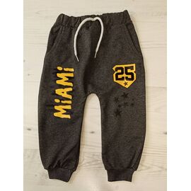 Штани дитячі спортивні на дівчинку ML56 grey р.1-3 "MALIBU" недорого оптом від прямого постачальника