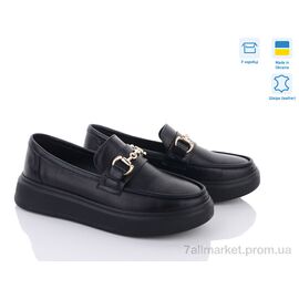 Туфлі жіночі стильні Весна/осінь 1421 ч.фл. (6 пар р.36-41) "V.Arimany" недорого оптом від прямого постачальника