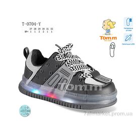 Кросівки дитячі модні Весна/осінь T-0704-Y LED (8 пар р.27-32) "TOM.M" недорого оптом від прямого постачальника