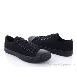 Кеди чоловічі зручні Весна/осінь 20-543 black (8 пар р.40-45) "Violeta" недорого оптом від прямого постачальника