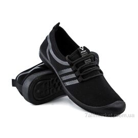 Кросівки чоловічі модні Весна/осінь 64-21 black (6 пар р.40-45) "Violeta" недорого оптом від прямого постачальника