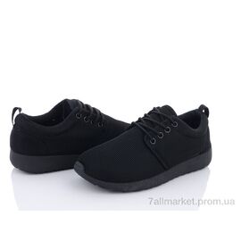 Фотография Кроссовки женские модные Весна/осень 4-308 black (6 пар р.36-40) "Violeta" недорого оптом от прямого поставщика