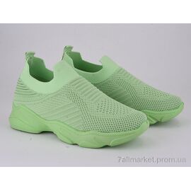 Фотография Кроссовки женские модные Весна/осень 45-52 green (8 пар р.36-41) "Violeta" недорого оптом от прямого поставщика
