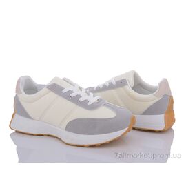 Кросівки жіночі модні Весна/осінь 182-26 white (8 пар р.36-41) "Violeta" недорого оптом від прямого постачальника