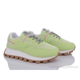 Кросівки жіночі модні Весна/осінь 81-3(81-32) yellow (8 пар р.36-41) "Violeta" недорого оптом від прямого постачальника