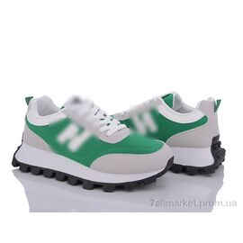 Кросівки жіночі модні Весна/осінь 143-35 green (8 пар р.36-41) "Violeta" недорого оптом від прямого постачальника