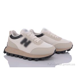 Кросівки жіночі модні Весна/осінь 143-35 beige (8 пар р.36-41) "Violeta" недорого оптом від прямого постачальника