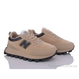 Кросівки жіночі модні Весна/осінь 143-35 khaki (8 пар р.36-41) "Violeta" недорого оптом від прямого постачальника