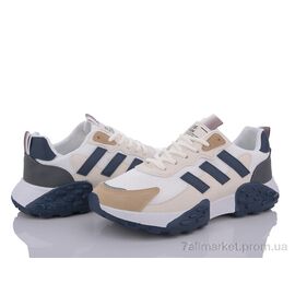 Кросівки чоловічі модні Весна/осінь 182-23 beige (8 пар р.40-44) "Violeta" недорого оптом від прямого постачальника