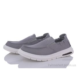 Туфлі чоловічі стильні Весна/осінь 7705 grey (8 пар р.40-44) "Violeta" недорого оптом від прямого постачальника