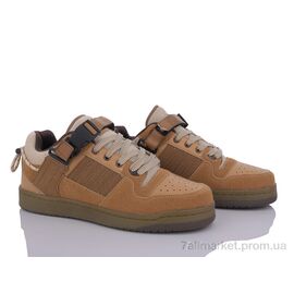 Кросівки чоловічі модні Весна/осінь 188-6 brown-khaki (8 пар р.40-45) "Violeta" недорого оптом від прямого постачальника