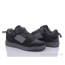 Кросівки чоловічі модні Весна/осінь 188-6 black-grey (8 пар р.40-45) "Violeta" недорого оптом від прямого постачальника