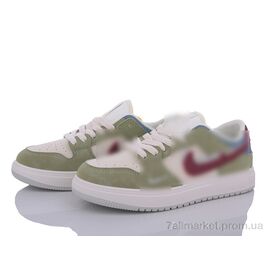 Кросівки жіночі модні Весна/осінь 182-16 white-green (8 пар р.36-40) "Violeta" недорого оптом від прямого постачальника