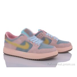 Кросівки жіночі модні Весна/осінь 170-22 blue-pink (8 пар р.36-40) "Violeta" недорого оптом від прямого постачальника