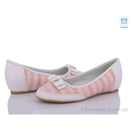 Фотография Туфли детские удобные Весна/осень 5234 white (8 пар р.31-36) "Style-baby-Clibee" недорого оптом от прямого поставщика