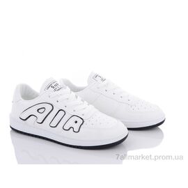 Фотография Кроссовки женские модные Весна/осень 176-1 white-black (8 пар р.36-40) "Violeta" недорого оптом от прямого поставщика