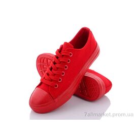 Кеди жіночі стильні Весна/осінь 888-2 red (8 пар р.36-41) "Violeta" недорого оптом від прямого постачальника
