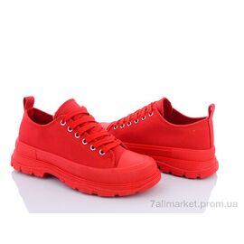 Фотография Кроссовки женские модные Весна/осень 20-868 red (8 пар р.36-41) "Violeta" недорого оптом от прямого поставщика