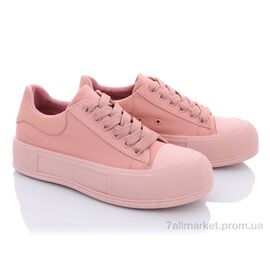Фотография Кеды женские стильные Весна/осень 20-883-3 pink (8 пар р.36-41) "Violeta" недорого оптом от прямого поставщика