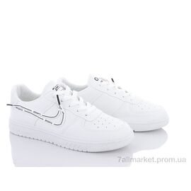 Фотография Кроссовки женские модные Весна/осень 176-11 white-black (8 пар р.36-40) "Violeta" недорого оптом от прямого поставщика