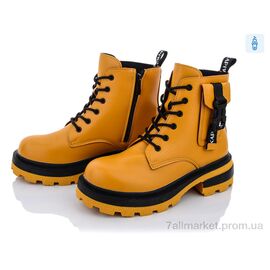 Черевики жіночі стильні Весна/осінь 197-36 yellow (8 пар р.36-41) "Violeta" недорого оптом від прямого постачальника