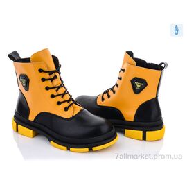 Черевики жіночі стильні Весна/осінь 197-28 yellow (8 пар р.36-41) "Violeta" недорого оптом від прямого постачальника