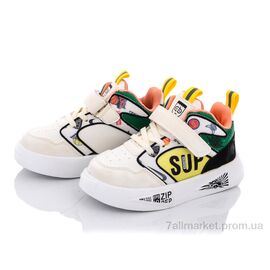 Фотография Кроссовки детские модные Весна/осень Y50-A21350 white (5 пар р.27-31) "Violeta" недорого оптом от прямого поставщика