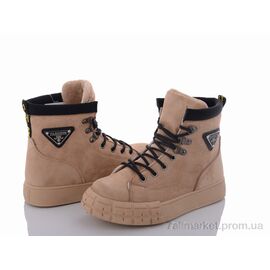 Фотография Ботинки женские стильные Весна/осень 20-925-3 khaki (8 пар р.36-41) "Violeta" недорого оптом от прямого поставщика