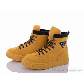 Черевики жіночі стильні Весна/осінь 20-925-2 yellow (8 пар р.36-41) "Violeta" недорого оптом від прямого постачальника