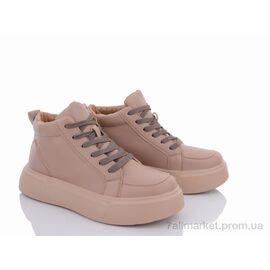 Кросівки жіночі модні Весна/осінь M6060-5 apricot (8 пар р.36-41) "Violeta" недорого оптом від прямого постачальника