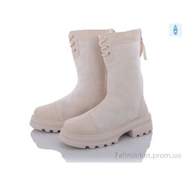 Фотография Ботинки женские стильные Весна/осень 197-87 beige (8 пар р.36-41) "Violeta" недорого оптом от прямого поставщика
